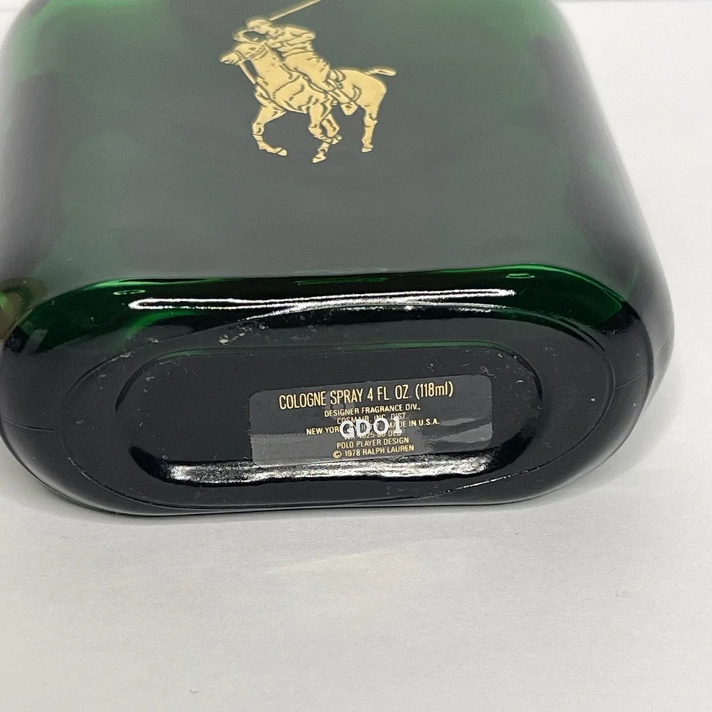 Ralph Lauren Polo Green Cologne Spray Men 4 oz 118ml Vintage Cosmair GD01